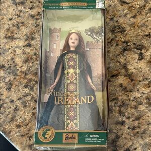 Barbie Princess of Ireland Doll - Black and Gold